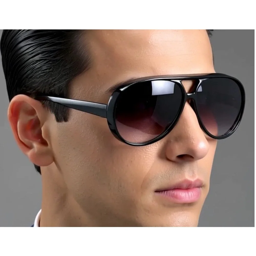 Sunglasses Men Bold Shape Stylish Summer Shades Lentes Gafas Humbres Grande Nuev